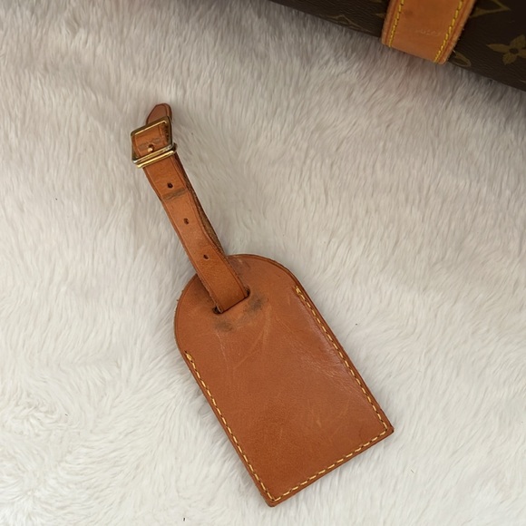 Louis Vuitton 50 Keepall Monogram Canvas Tote Travel Duffle Bag with name tag - Picture 5 of 15